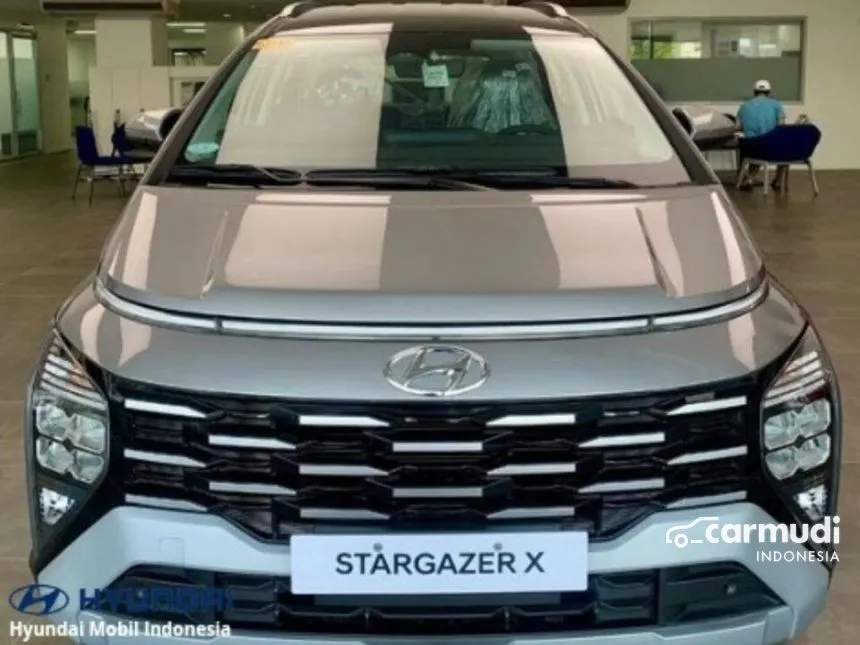 Jual Mobil Hyundai Stargazer X 2024 Prime 1.5 di Banten Automatic Wagon Silver Rp 312.000.000