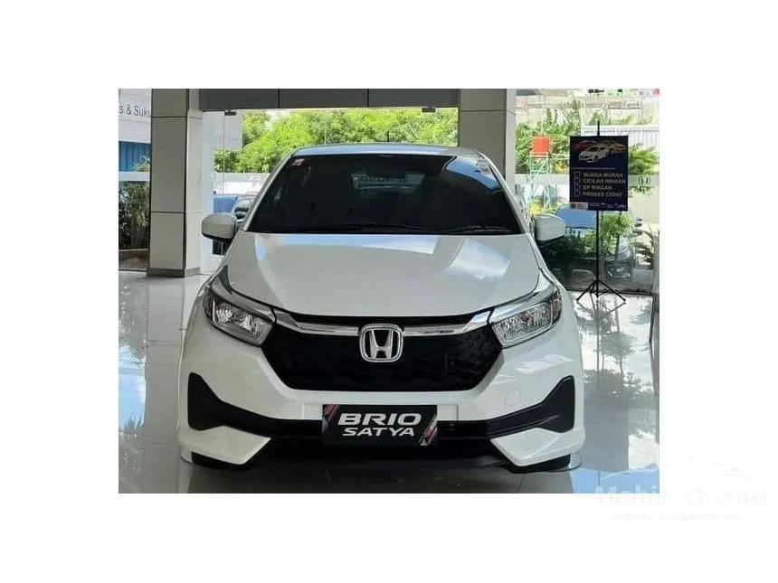 Jual Mobil Honda Brio 2024 E Satya 1.2 di Jawa Barat Automatic Hatchback Putih Rp 158.900.000