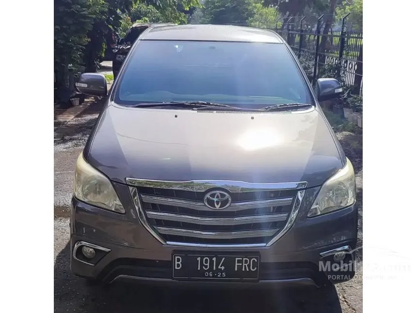 Jual Mobil Toyota Kijang Innova 2015 V 2.5 di Jawa Barat Automatic MPV Abu