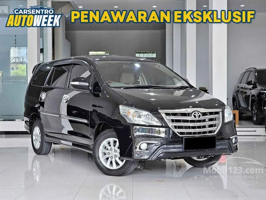 Jual Mobil Toyota Kijang Innova 2014 V 2.0 di Jawa Tengah Manual MPV Hitam Rp 185.000.000