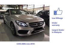 Pre Owned-Car-2018 Mercedes-Benz C250 2.0 AMG Sedan