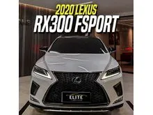 2020 Lexus RX 300 2.0 F Sport SUV White on Black Facelift RX 300 Fsport Putih