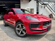 2022 Porsche Macan 2.0 (A) NEW FACELIFT MODEL PDLS+ FULL LEATHER SEATS 14 WAY SEAT ADJUST PANAROMIC ROOF 25k+ KM JAPAN SPEC UINREG