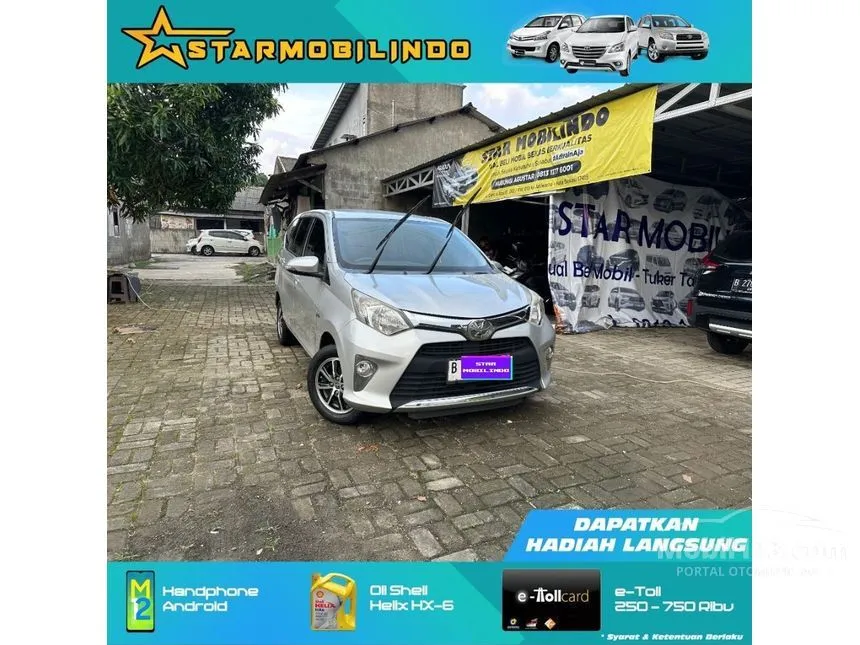 Jual Mobil Toyota Calya 2018 G 1.2 di Jawa Barat Manual MPV Silver Rp 105.000.000
