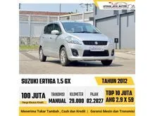 2012 Suzuki Ertiga 1.4 GX MPV Manual Silver Unit Langka KM Sangat Low Harga Termurah