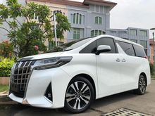2018 Toyota Alphard 2.5 G Van Wagon New Model Facelift Nik2018 White On Beige Km10rb Pilot Seat TDP.275JT
