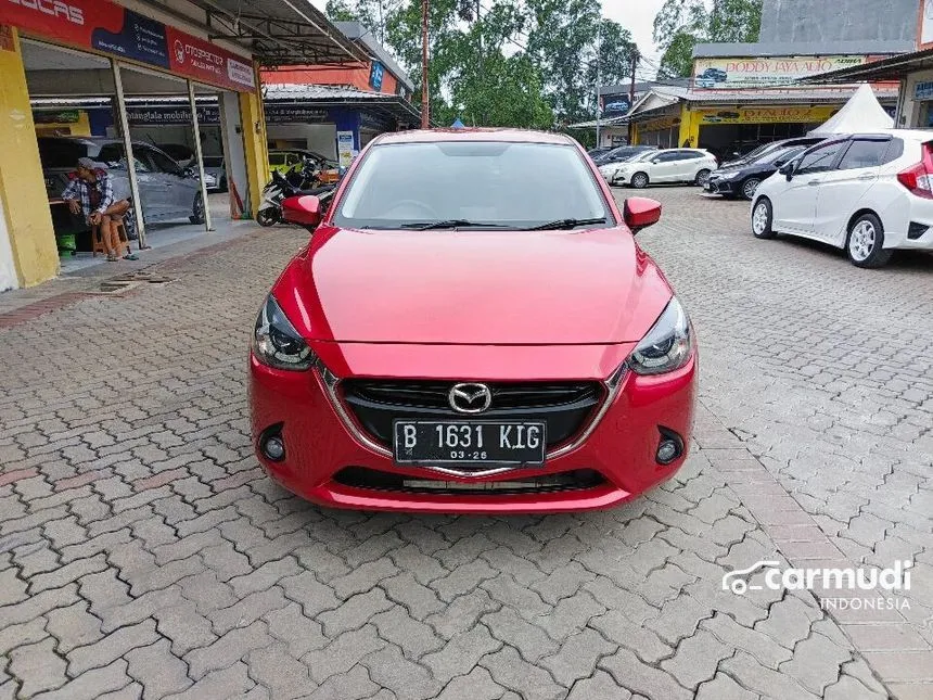 Jual Mobil Mazda 2 2015 R 1.5 di Banten Automatic Hatchback Merah Rp 145.000.000