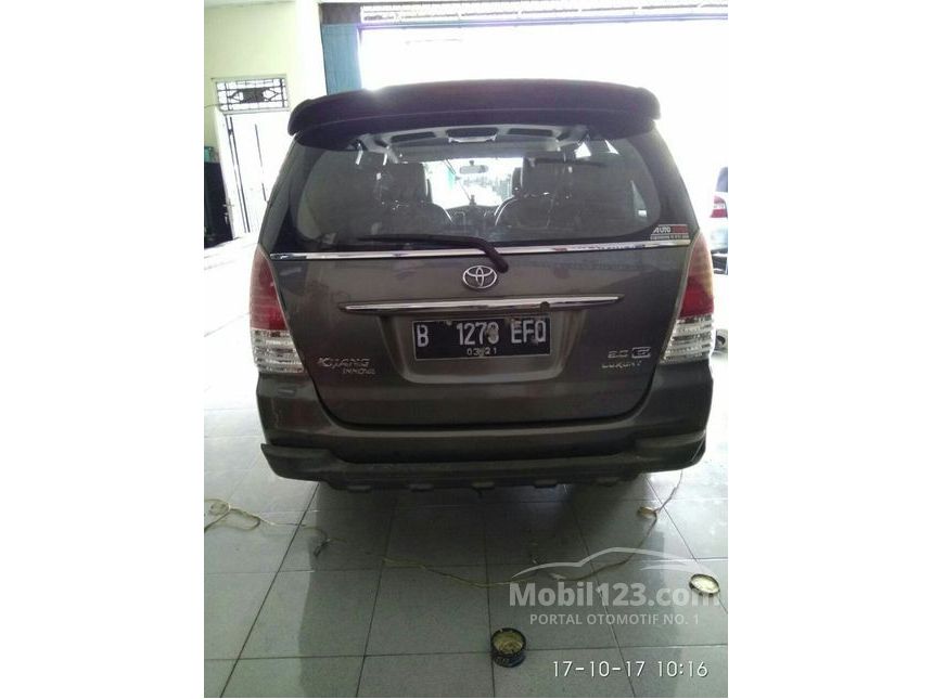 Jual Mobil Toyota Kijang Innova 2011 G Luxury 2.0 di Jawa Barat Manual ...
