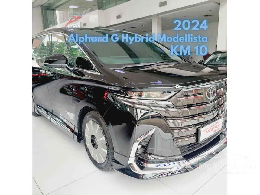 Jual Mobil Toyota Alphard 2024 HEV Modellista 2.5 di DKI Jakarta Automatic MPV Hitam Rp 1.925.000.000