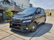 Toyota Vellfire 3.5 Q AT 2013 Antik KM51rb Pakaian Pribadi