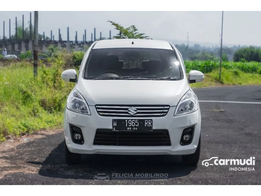 Jual Mobil Suzuki Ertiga 2014 GX 1.4 di Jawa Timur Manual MPV Putih Rp 137.500.000