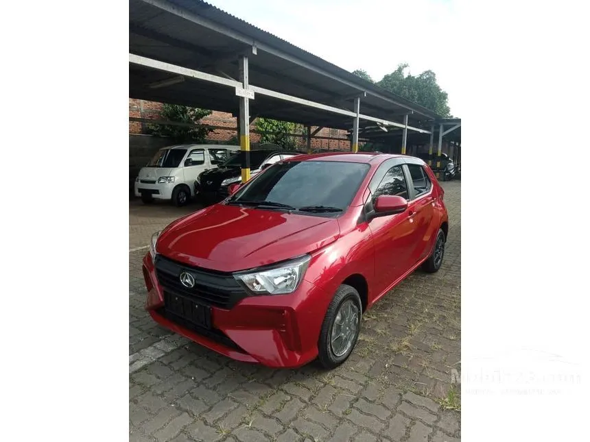 Jual Mobil Daihatsu Ayla 2024 X 1.0 di Banten Manual Hatchback Marun Rp 144.700.000