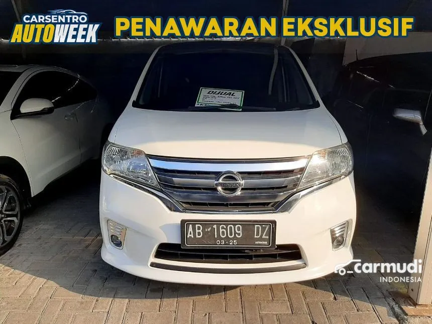 Jual Mobil Nissan Serena 2014 Highway Star 2.0 di Yogyakarta Automatic MPV Putih Rp 168.000.000