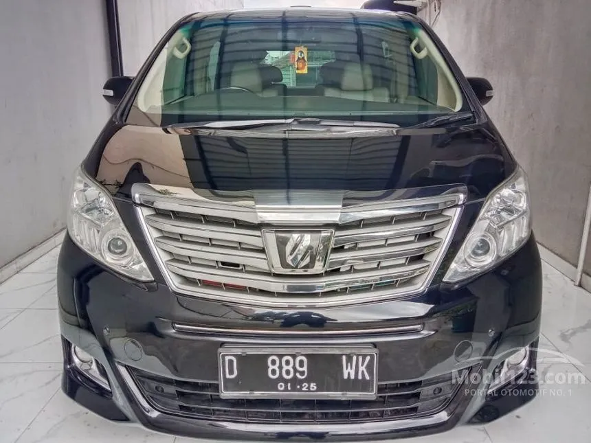 Jual Mobil Toyota Alphard 2014 G 2.4 di Jawa Barat Automatic MPV Hitam Rp 365.000.000