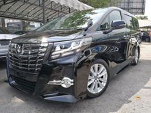 2016 Toyota Alphard 2.5 S BLACK 0FFER UNREG