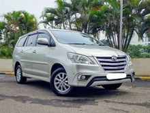 2014 Toyota Kijang Innova 2.0 V MPV dp 47 jt saja silver matic