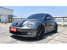 VW BEETLE 1.4 AT Turbo Grey On Black Coupe Pajak Panjang Km 10ribuan Asli Antik Good Condition