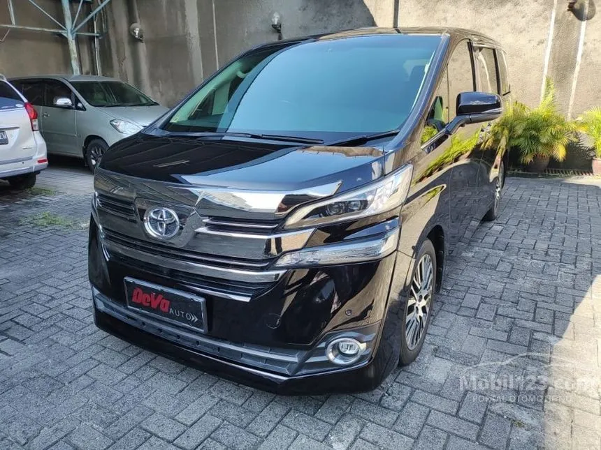Jual Mobil Toyota Vellfire 2015 G 2.5 di DKI Jakarta Automatic Van Wagon Hitam Rp 625.000.000