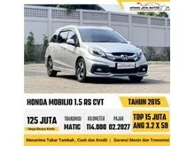 2015 Honda Mobilio 1.5 RS MPV Matic Silver Mobil Keluarga Nyaman Harga Terjangkau