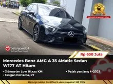 2022 Mercedes-Benz AMG A35 2.0 4MATIC Sedan W177 AT Hitam [ LOW KM 16RB ]