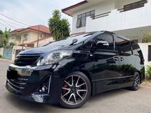 2013 Toyota Alphard 2.4 GS MPV TDP.100 JT ALPHARD 2.4 GS SPORT EDITION 2013 BLACK FULL SPEK 2014 HUB SANDY