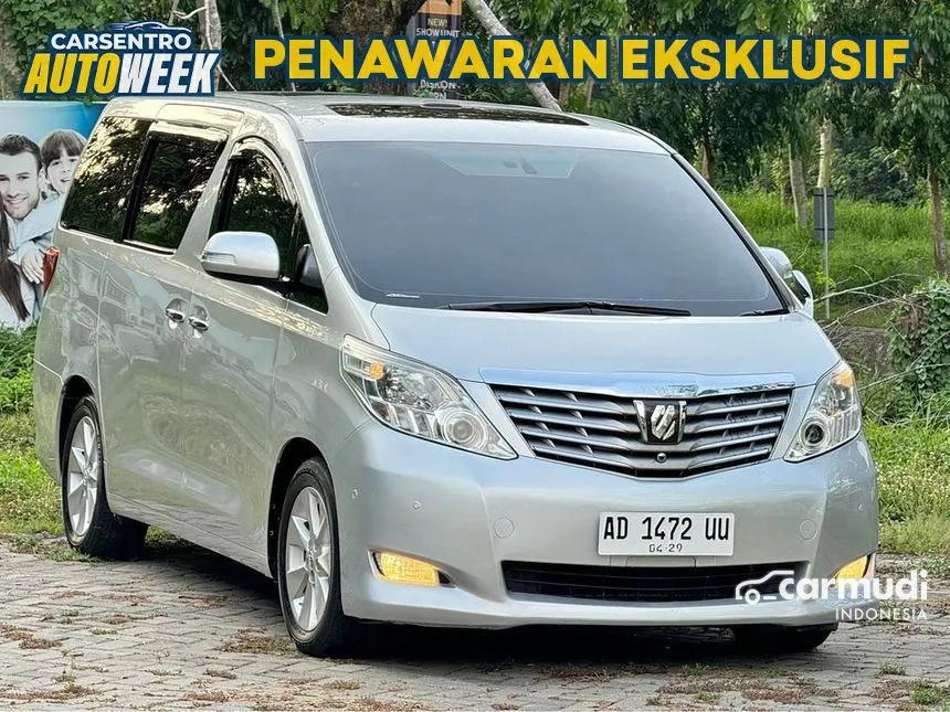 Jual Mobil Toyota Alphard 2009 G 2.4 di Jawa Tengah Automatic MPV Silver Rp 210.000.000