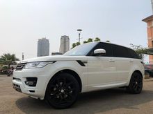 RANGE ROVER SPORT 3.0 BENSIN 2014 WHITE ON SADDLE BROWN TDP 400JT
