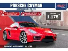 2014 Porsche Cayman 2.7 Standard Coupe SPORT CHRONO PDK LOW KM.17RB & PAJAK PANJANG