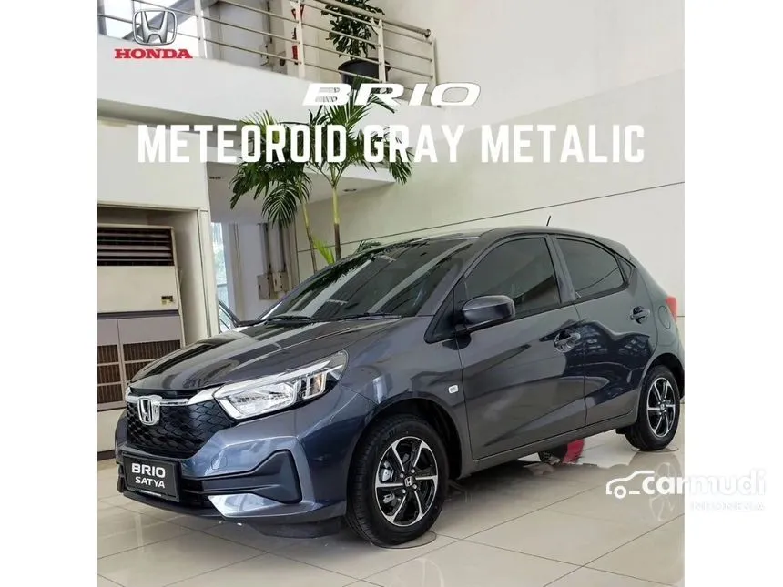 Jual Mobil Honda Brio 2024 E Satya 1.2 di Banten Manual Hatchback Abu