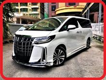 UNREGSITERED 2019 Toyota Alphard 2.5 SC MODELLISTA BODYKIT JBL SOUND 4 CAM SUNROOF MOONROOF FULL LEATHER PILOT SEAT 3 EYE LED BSM RCTA LTA