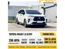 2024 Toyota Veloz 1.5 Q MPV Matic Putih MPV Idaman Canggih Kondisi Seperti Baru Harga Termurah
