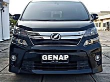 Toyota Vellfire 2.4 Z AT 2013 Hitam