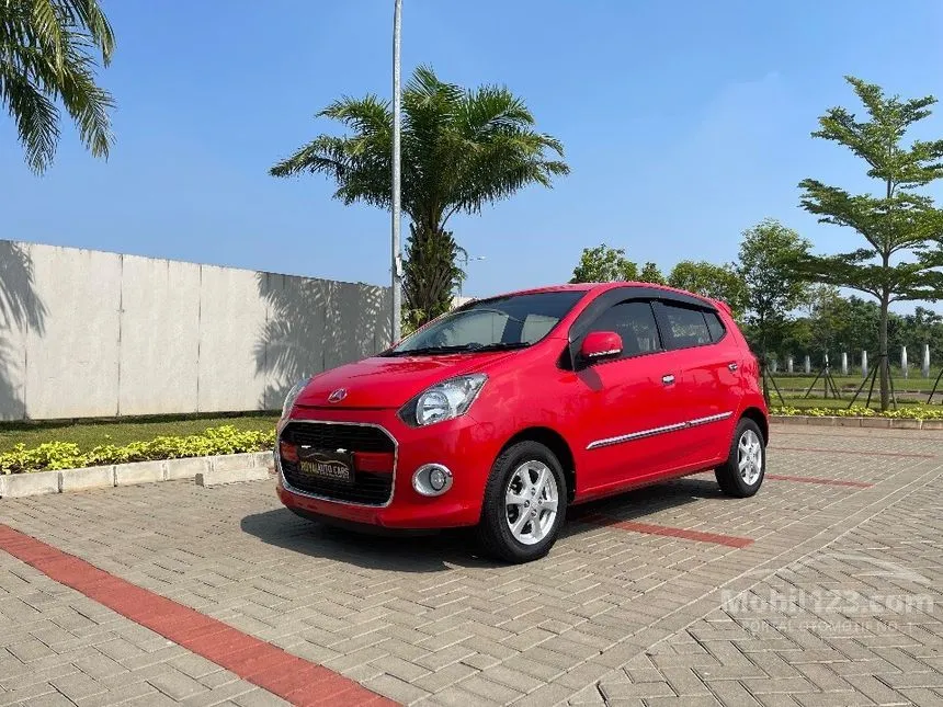 Jual Mobil Daihatsu Ayla 2015 X 1.0 di Banten Manual Hatchback Merah Rp 80.000.000