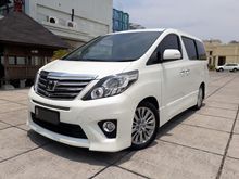 Toyota Alphard SC Premium Sound 2012 Full Option Pakaian Pribadi