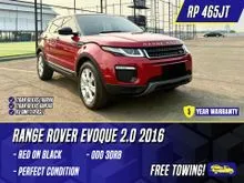2016 Land Rover Range Rover Evoque 2.0 Dynamic Si4 SUV Red on Black Merah RR