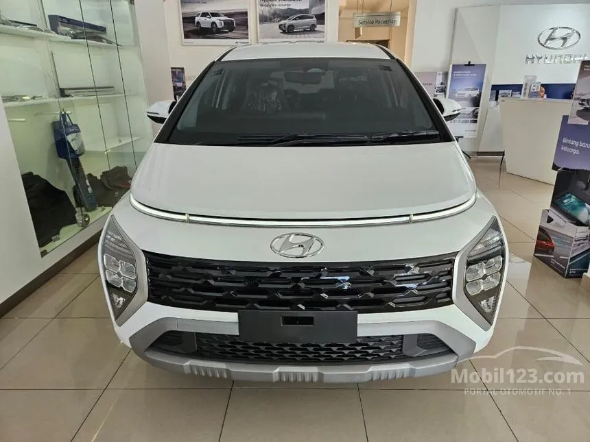 Jual Mobil Hyundai Stargazer 2023 Prime 1.5 di DKI Jakarta Automatic Wagon Putih Rp 284.000.000