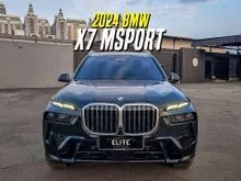 2024 BMW X7 3.0 xDrive40i M Sport SUV Black LCI Facelift New Model iDrive8 xDrive Msport Hitam