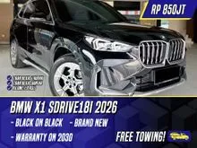 2025 BMW X1 1.5 sDrive18i xLine SUV Black Hitam X Series 1 sDrive New Model Brand New
