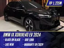 2024 BMW iX 0.0 xDrive40 Sport SUV Black Hitam Listrik I X