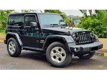 2012 Jeep Wrangler 3.6 Unlimited Sahara SUV JK PENTASTAR 4X4 AT Hitam - LOW KM 44RIBU ANTIK - LIAT PASTI SUKA - KREDIT MUDAH DATA DIBANTU