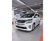 2013 Toyota Vellfire 2.4 Z MPV , LOW KM 123rb RECORD ASLI - UNIT FRESH SIAP PAKAI , MOBIL GARANSI BEBAS TABRAK BEBAS BANJIR