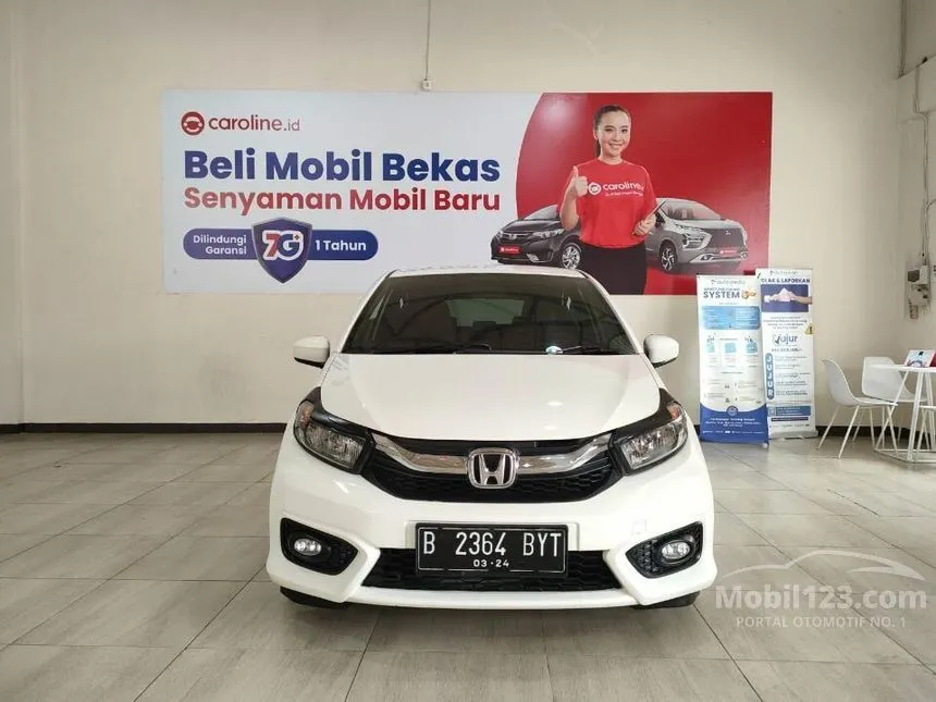 Jual Mobil Honda Brio 2019 Satya E 1.2 di Jawa Barat Automatic Hatchback Putih Rp 150.000.000