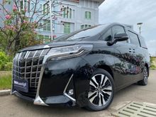 2019 Toyota Alphard 2.5 G Van Wagon Nik2019 Black On Beige Pilot Seat Heater Seat Km20rb #AUTOHIGH #MUST HAVE