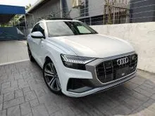 (Genuine Mileage, Grade 4.5, Auction Sheet Proven, 5-Years Warranty) 2020 Audi Q8 55 3.0 TFSI S.Line Quattro. Pre Sense, B & O, BSM, 360 Camera. Q7 RS