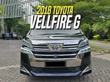 2018 Toyota Vellfire 2.5 G MPV Black ATPM Record Hitam