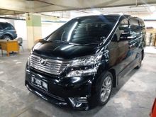 2011 Toyota Vellfire 2.4 Z Van Wagon