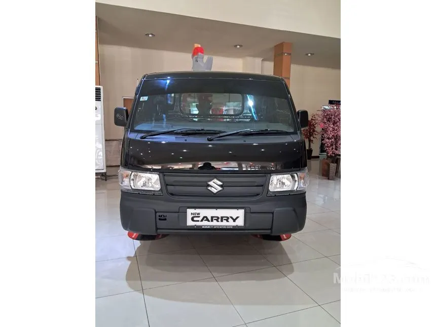 Jual Mobil Suzuki Carry 2024 Pick Up Flat Deck AC/PS 1.5 di Jawa Timur Manual Lorry Hitam Rp 129.900.000