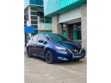 2021 Nissan Leaf 0.0 (1 Tone) Hatchback Blue on Black Odo 40 Rb (TERMURAH)