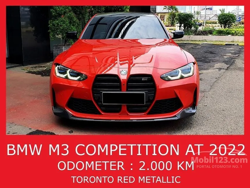 Jual Mobil BMW M3 2022 Competition 3.0 di DKI Jakarta Automatic Sedan Merah Rp 2.350.000.000