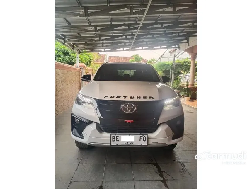 Jual Mobil Toyota Fortuner 2019 TRD 2.4 di Lampung Automatic SUV Putih Rp 440.000.000